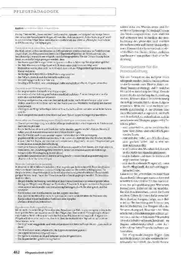 Vorschauseite 3: Auch auf den Genuss achten