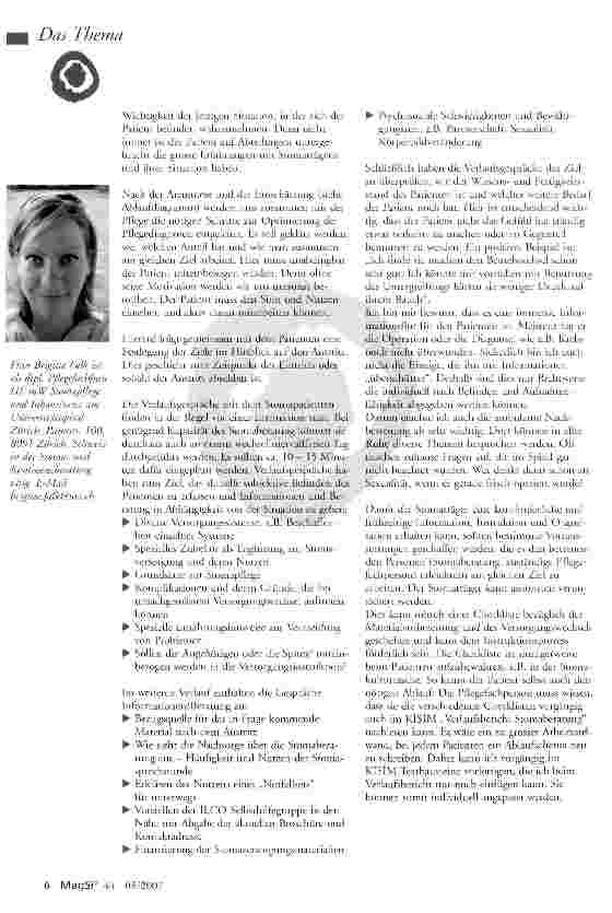 Vorschauseite 4: Austrittsmanagement bei Stomaanlage