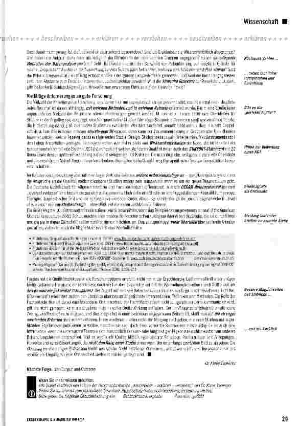Vorschauseite 2: Von guter und noch besserer Forschung
