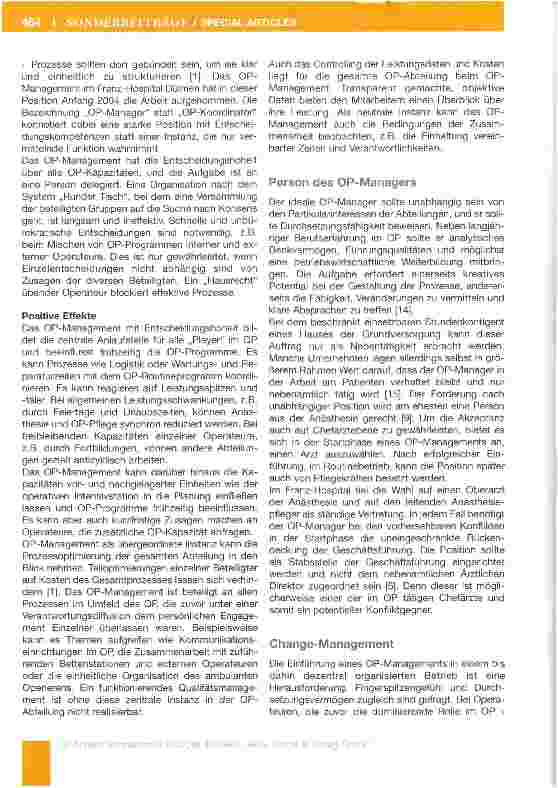 Vorschauseite 3: OP-Management im Krankenhaus der Grundversorgung