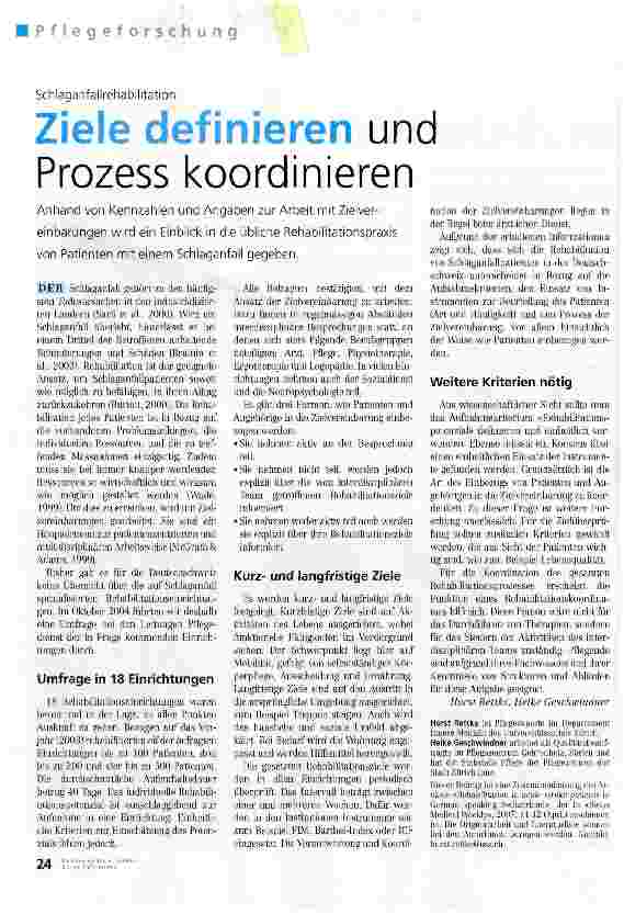 Vorschauseite 1: Ziele definieren und Prozess koordinieren