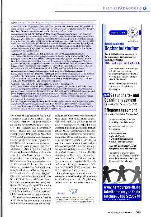 Vorschauseite 3: Qualifikationen für die Zukunft