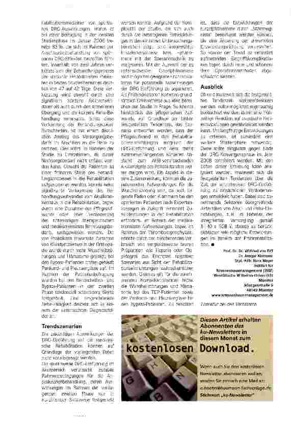 Vorschauseite 3: Schneller in die Reha!