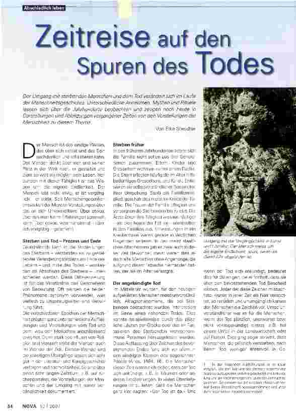 Vorschauseite 1: Zeitreise auf den Spuren des Todes