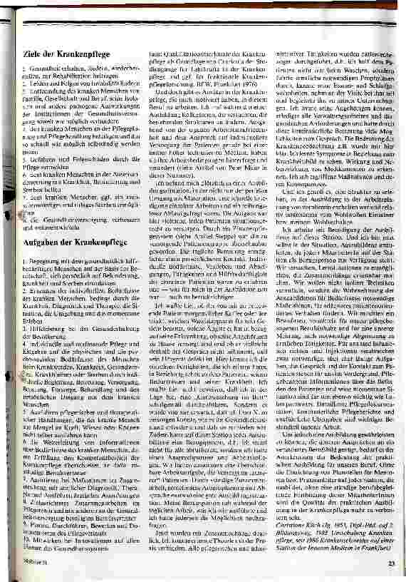 Vorschauseite 2: Praxis - Frust und Lust Auswirkungen der Pflegekonzepte auf die praktische Ausbildung