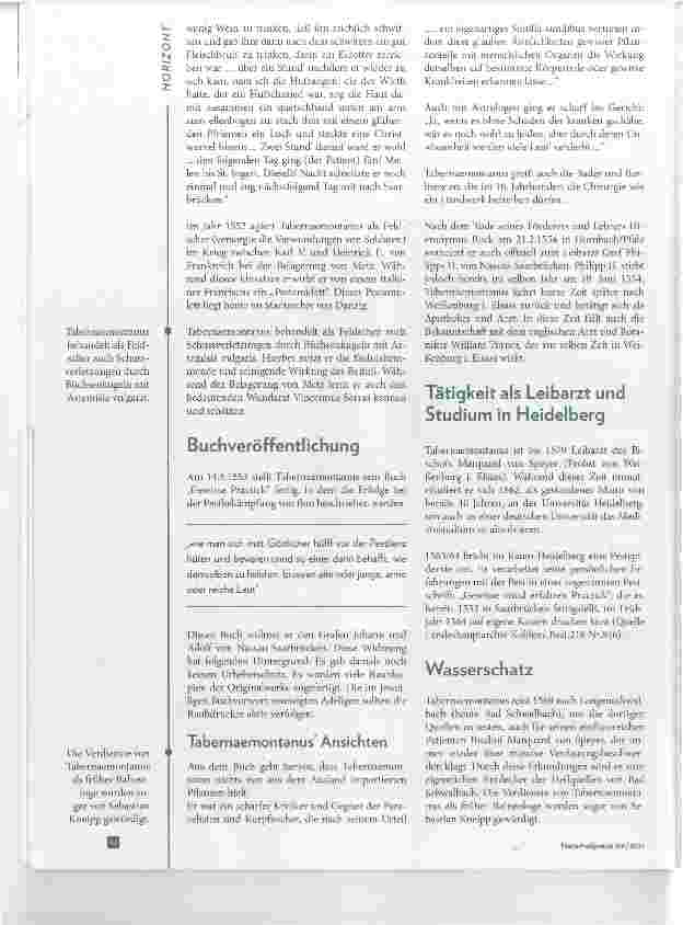 Vorschauseite 3: Tabernaemontanus Leben und Werk