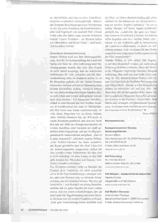 Vorschauseite 3: Landwirte brauchen Herzblut und Durchhaltevermögen