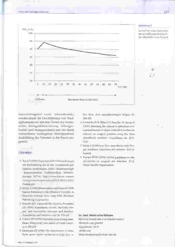 Vorschauseite 4: Praxis der Niedrigflussnarkose - WHO-Richtlinie zur Minimierung perioperativerInfektionen in der täglichen Routine(Metabolie Flow Anästhesie)