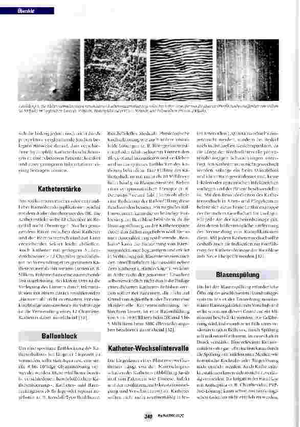 Vorschauseite 5: Katheterdrainage der Harnblase - Stand der Technik und Bedeutung für die Infektionsprävention