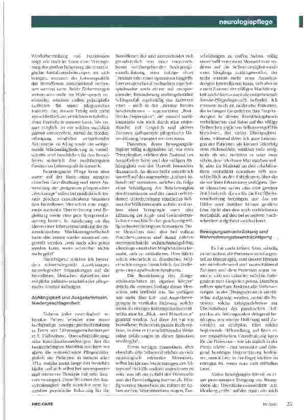 Vorschauseite 2: Palliativ-rehabilitative Pflegeimpulse