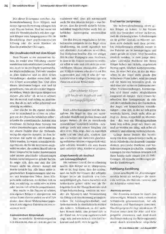 Vorschauseite 2: Der Kampf um die Wespentaille