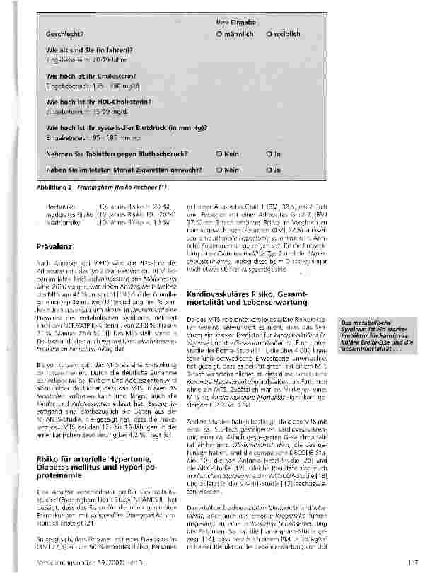 Vorschauseite 3: Das metabolische Syndrom