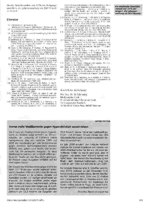 Vorschauseite 5: Das metabolische Syndrom