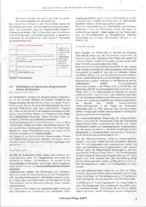 Vorschauseite 4: Einbindung des Strukturmodells in der ambulanten Pflege mit Fallbezügen