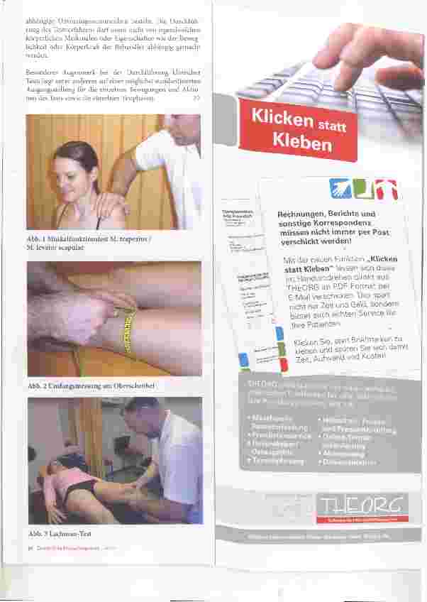 Vorschauseite 2: Sinn und U nsinn von Tests Untersuchung und Ergebnismessung in der Physiotherapie