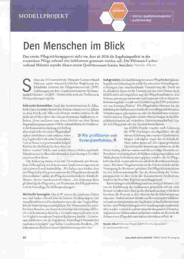 Vorschauseite 1: Den Menschen im Blick