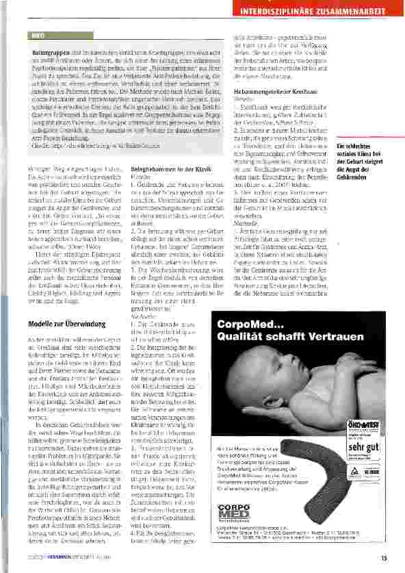 Vorschauseite 4: Interprofessionell heißt risikoarm