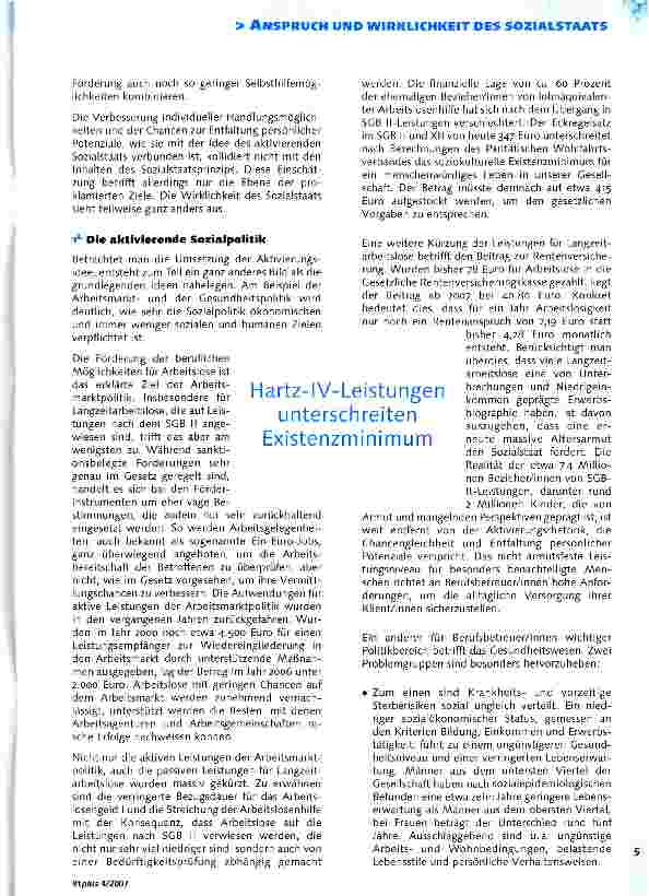 Vorschauseite 3: Sozialstaat ade, Ethik passe?