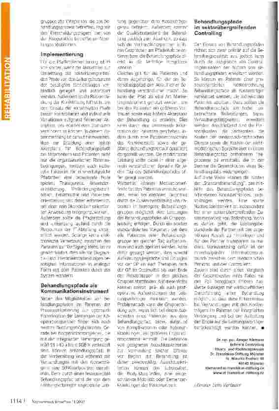 Vorschauseite 3: Pfade für die Reha
