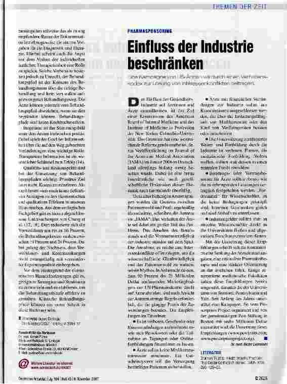 Vorschauseite 4: Keine Kochbuchmedizin