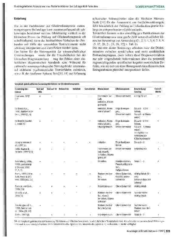 Vorschauseite 2: Theoriegeleitetes Assessment von Praxie-funktionen bei Schlaganfall-Patienten