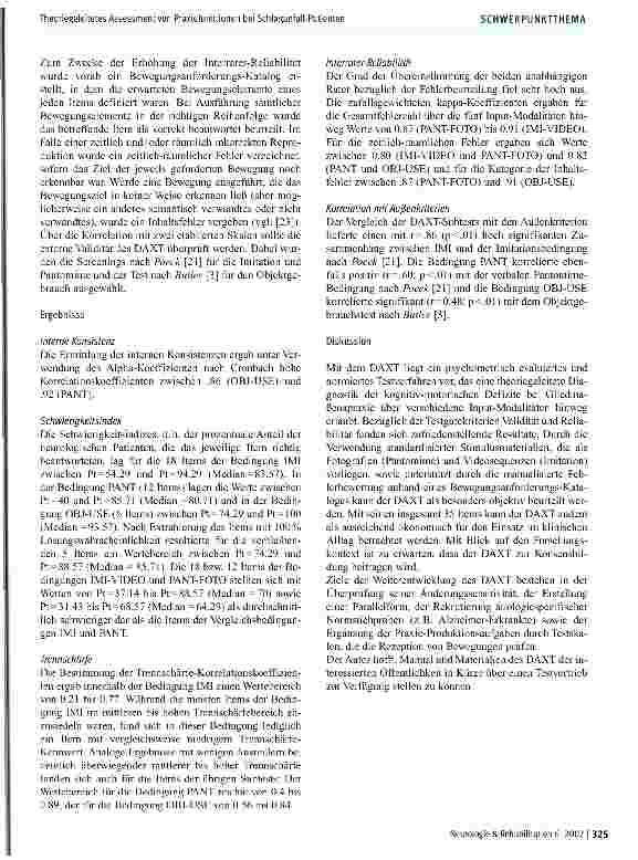 Vorschauseite 6: Theoriegeleitetes Assessment von Praxie-funktionen bei Schlaganfall-Patienten
