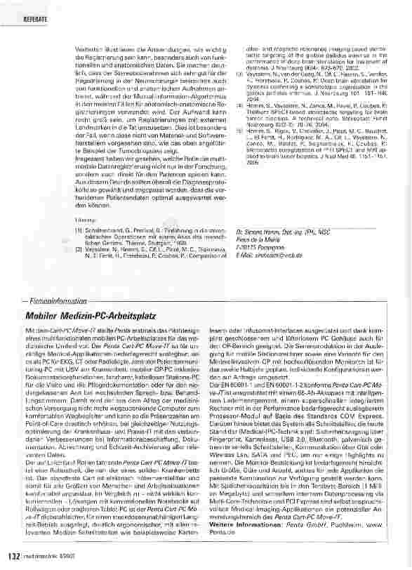 Vorschauseite 5: Darstellung multimodaler Daten des Gehirns