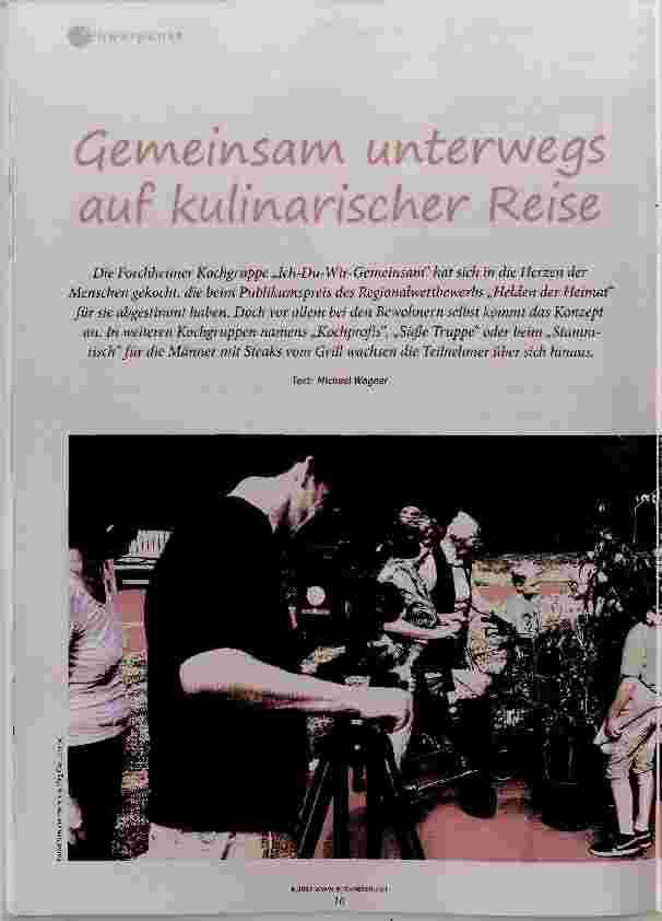 Vorschauseite 1: Gemeinsam unterwegs auf kulinarischer Reise