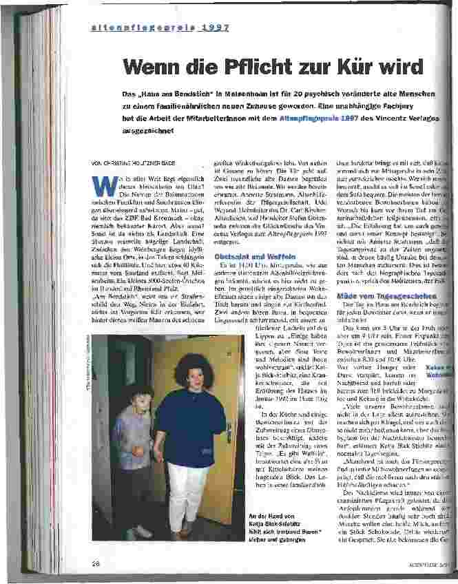 Vorschauseite 1: Wenn die Pflicht zur Kür wird