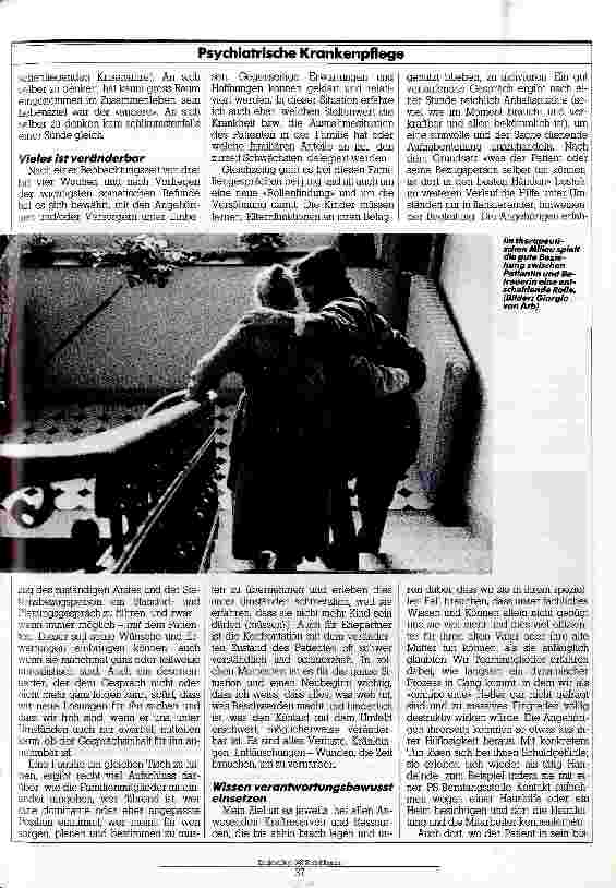 Vorschauseite 2: Erfolgreiche Gerontopsychiatrie ist nur im interdisziplinären Team mög lich
