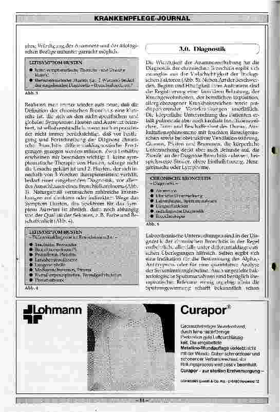 Vorschauseite 3: Chronische Bronchitis