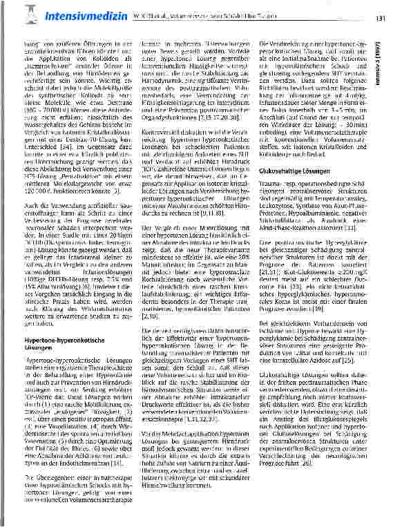 Vorschauseite 3: Volumenersatz beim Schädel-Hirn-Traua