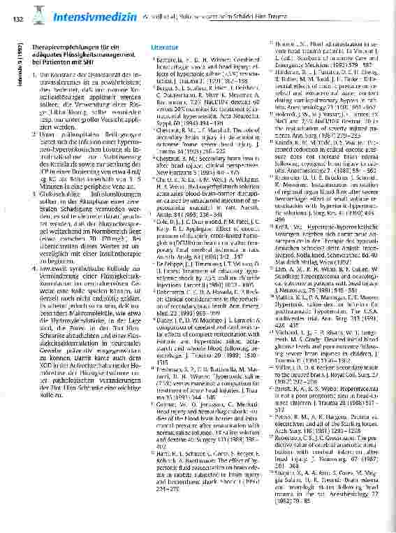 Vorschauseite 4: Volumenersatz beim Schädel-Hirn-Traua