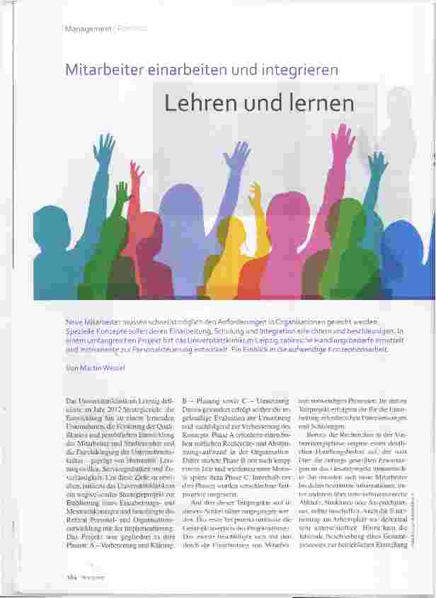 Vorschauseite 1: Mitarbeiter einarbeiten und integrieren Lehren und lernen