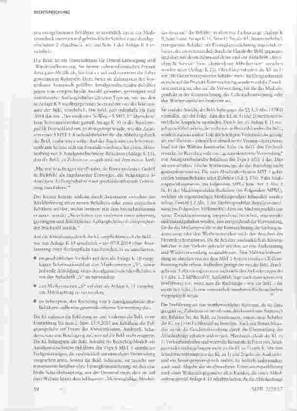 Vorschauseite 2: Wettbewerbsverstoß durch irreführende Werbung: Recycling von als Einweg-Produkte gekennzeichneten Amalgamabscheider-Behältern