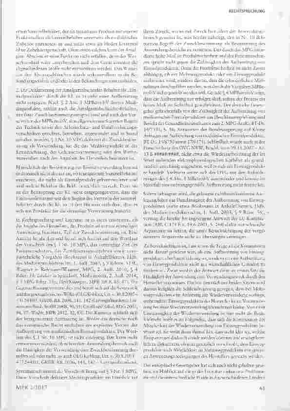Vorschauseite 5: Wettbewerbsverstoß durch irreführende Werbung: Recycling von als Einweg-Produkte gekennzeichneten Amalgamabscheider-Behältern