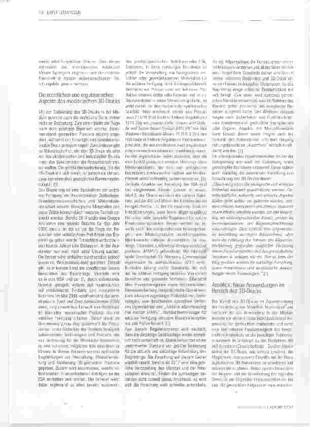 Vorschauseite 3: 3D-Druck in der Medizin