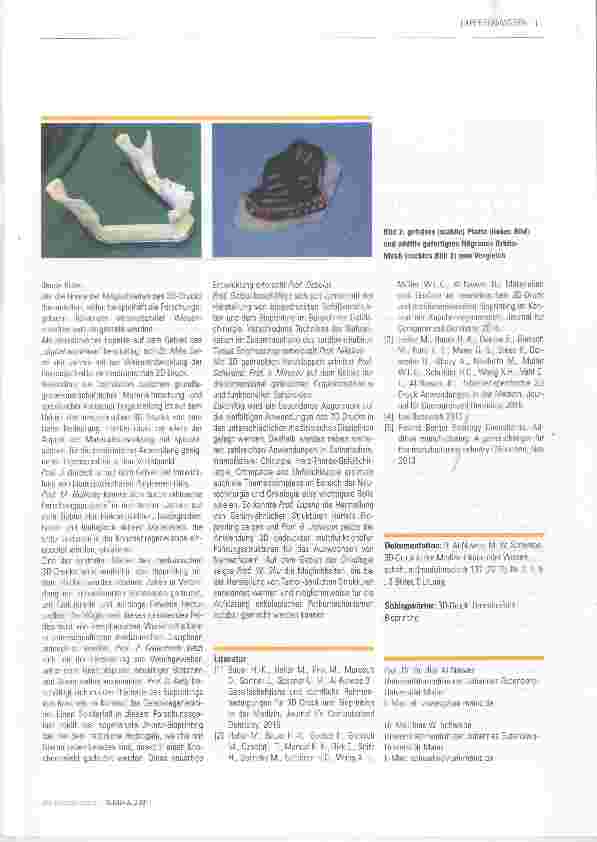 Vorschauseite 4: 3D-Druck in der Medizin