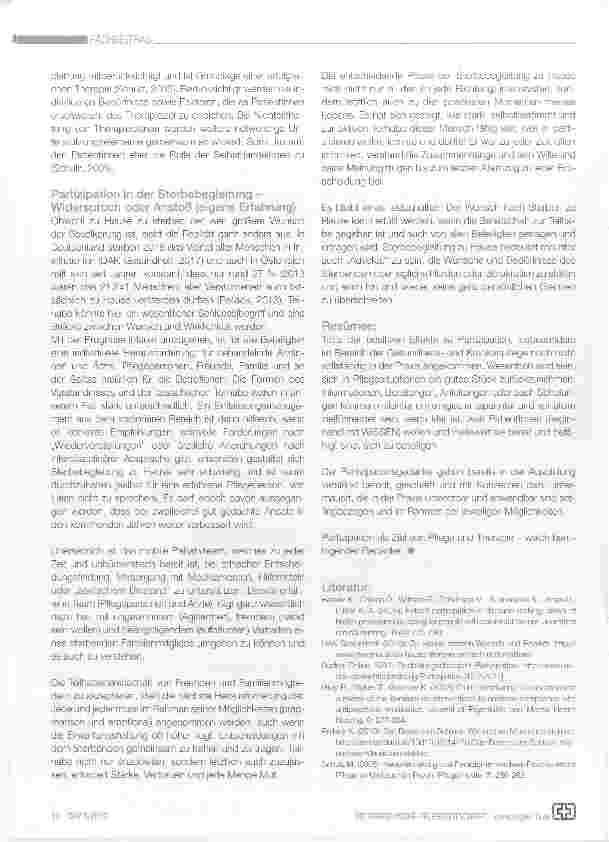 Vorschauseite 2: Partizipation Teilhabe an den relevanten Bereichen des Lebens