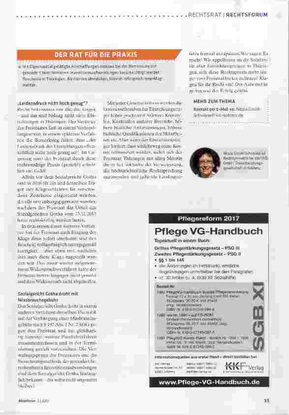 Vorschauseite 2: Investkosten in Thüringen: Klagen Sie unbedingt Ihr Recht ein!
