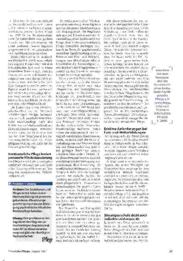 Vorschauseite 2: Eine qualifizierte Versorgung sicherstellen