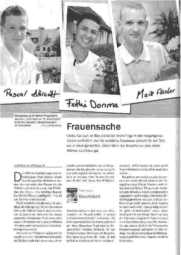 Vorschauseite 1: Frauensache