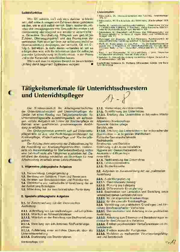 Vorschauseite 3: Didaktische Fragen Gesundheitserziehung - Kernstück der Gesundheitsvorsorge (VII)