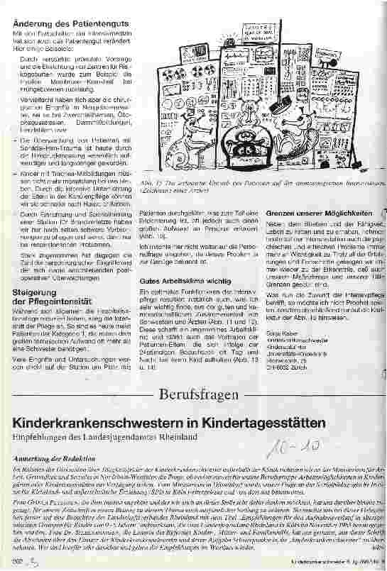 Vorschauseite 1: Kinderkrankenschwestern in Kindertagesstätten