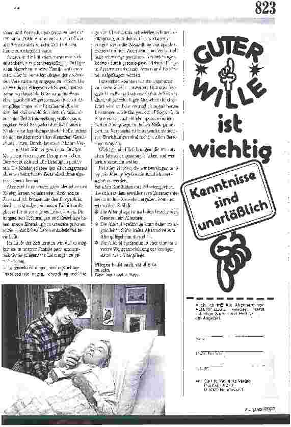 Vorschauseite 2: Leben in der Altenpflegefamilie Eine Alternative zum Altenpflegeheim?