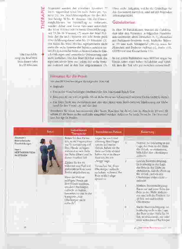 Vorschauseite 2: Balance-Evaluation-Systems-Test