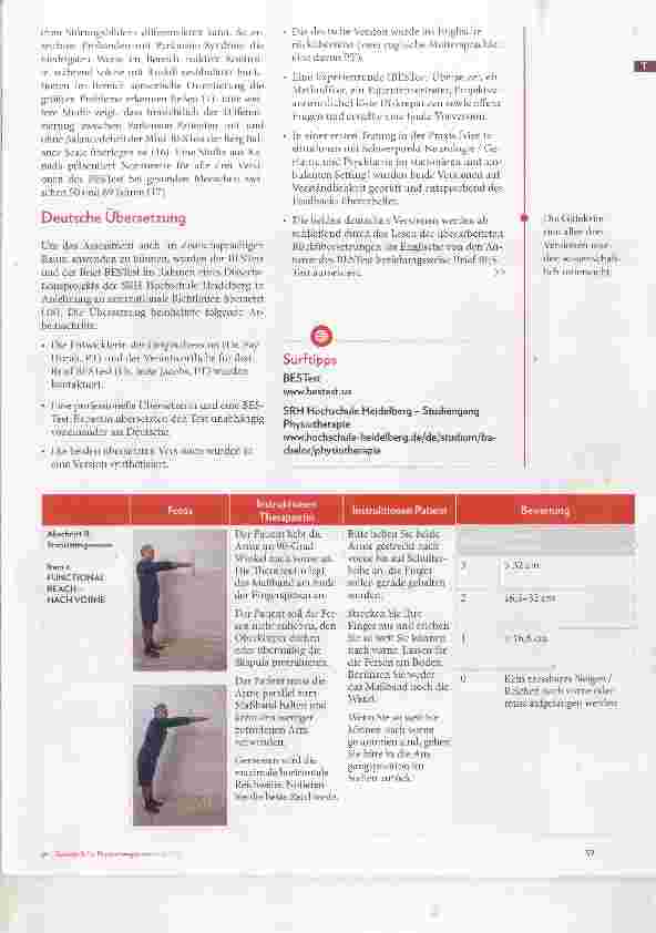 Vorschauseite 3: Balance-Evaluation-Systems-Test