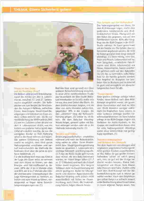 Vorschauseite 2: Baby-led Weaning: Was ist dran an der Beikost nach Bedarf?
