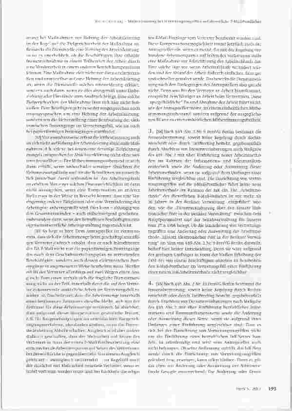 Vorschauseite 4: Mitbestimmung bei Vertretungszugriffen auf dienstliche E-Mail Postfächer