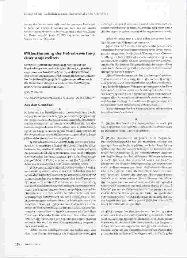 Vorschauseite 5: Mitbestimmung bei Vertretungszugriffen auf dienstliche E-Mail Postfächer